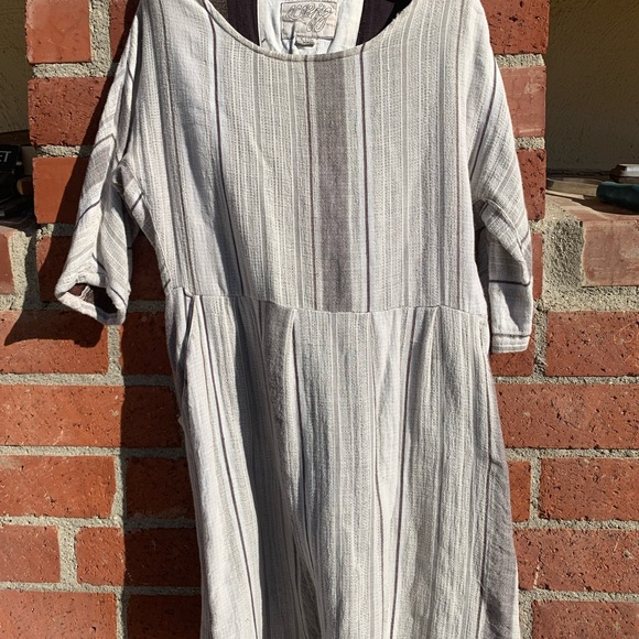 Ace&Jig Oatmeal Dress, Size L, Two Pockets - Picture 2 of 15